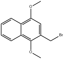 2-(bromomethyl)-1,4-dimethoxynaphthalene Struktur