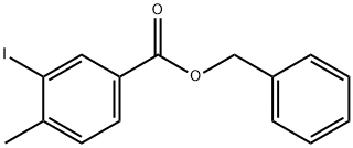 benzyl 3-iodo-4-methylbenzoate Struktur