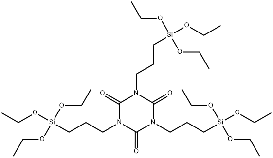 Tris[3-(triethoxysilyl)propyl] isocyanurate Struktur