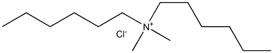 1-Hexanaminium,N-hexyl-N,N-dimethyl-,chloride Struktur