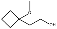 2-(1-methoxycyclobutyl)ethan-1-ol Struktur