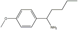 1-(4-methoxyphenyl)pentan-1-amine Struktur