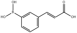 3-(3-boronophenyl)-(2E)-2-Propenoic acid Struktur