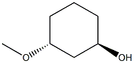 trans-3-Methoxycyclohexanol Struktur