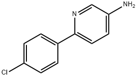 6-(4-CHLOROPHENYL)PYRIDIN-3-AMINE Struktur