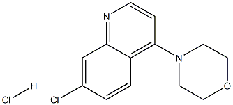 7-chloro-4-(morpholin-4-yl)quinoline hydrochloride Struktur