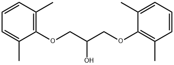 1,3-bis(2,6-dimethylphenoxy)propan-2-ol Struktur