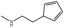 2,4-Cyclopentadiene-1-ethanamine, N-methyl- Struktur