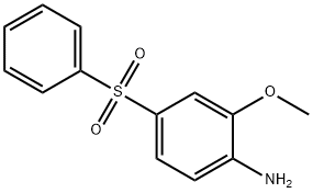 4-(benzenesulfonyl)-2-methoxyaniline Struktur