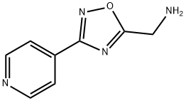 [3-(pyridin-4-yl)-1,2,4-oxadiazol-5-yl]methanamine Struktur