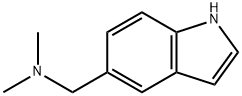 1-(1H-indol-5-yl)-N,N-dimethylmethanamine Struktur