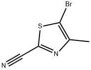 5-Bromo-4-methyl-2-cyanothiazole Struktur