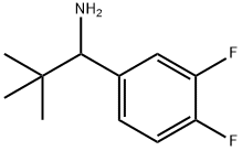 1-(3,4-difluorophenyl)-2,2-dimethylpropan-1-amine Struktur