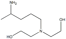 2,2'-((4-aminopentyl)azanediyl)diethanol Struktur