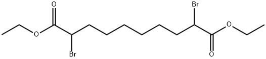 Decanedioic acid, 2,9-dibromo-, 1,10-diethyl ester Struktur