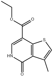 ethyl 3-methyl-4-oxo-4,5-dihydrothieno[3,2-c]pyridine-7-carboxylate Struktur