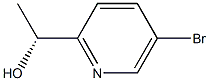 (R)-1-(5-bromopyridin-2-yl)ethan-1-ol Struktur