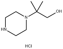 2-methyl-2-(piperazin-1-yl)propan-1-ol dihydrochloride Struktur