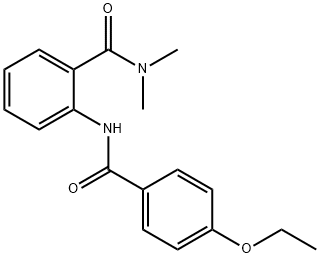 2-[(4-ethoxybenzoyl)amino]-N,N-dimethylbenzamide Struktur