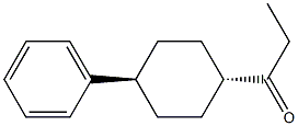 4-trans-Propionylcyclohexylbenzol Struktur