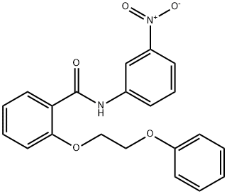 N-(3-nitrophenyl)-2-(2-phenoxyethoxy)benzamide Struktur