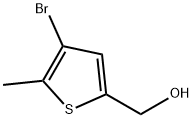 (4-Bromo-5-methylthiophen-2-yl)methanol Struktur