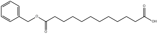 Dodecanedioic acid, 1-(phenylmethyl) ester Struktur