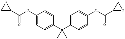 Bisphenol A epoxy diacrylate Struktur