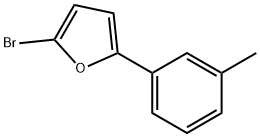 2-Bromo-5-(3-tolyl)furan Struktur