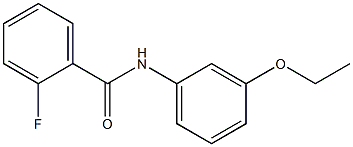 N-(3-ethoxyphenyl)-2-fluorobenzamide Struktur