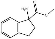 METHYL 1-AMINO-2,3-DIHYDRO-1H-INDENE-1-CARBOXYLATE Struktur