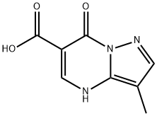 3-methyl-7-oxo-4H,7H-pyrazolo[1,5-a]pyrimidine-6-carboxylic acid Struktur