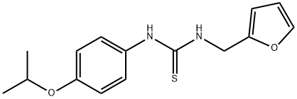 N-[4-Isopropyl oxyphenyl]-N'-furfurylthiourea Struktur