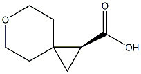 (S)-6-oxaspiro[2.5]octane-1-carboxylic acid Struktur