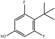 4-tert-butyl-3,5-difluorophenol Struktur