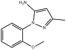 2-(2-methoxyphenyl)-5-methyl-2H-pyrazol-3-ylamine Struktur