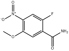 2-fluoro-5-methoxy-4-nitrobenzamide Struktur