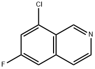 8-chloro-6-fluoroisoquinoline Struktur