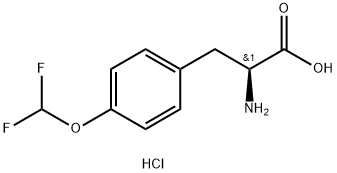 2-amino-3-[4-(difluoromethoxy)phenyl]propanoic acid hydrochloride Struktur