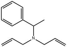 N,N-diallyl-1-phenylethylamine Struktur