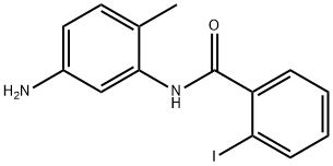 N-(5-amino-2-methylphenyl)-2-iodobenzamide Struktur