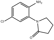 1-(2-amino-5-chlorophenyl)pyrrolidin-2-one Struktur