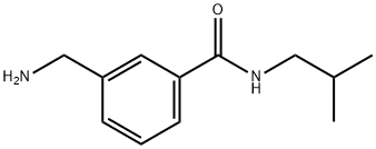 3-(aminomethyl)-N-isobutylbenzamide Struktur