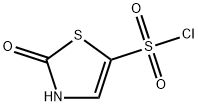 2-OXO-2,3-DIHYDRO-1,3-THIAZOLE-5-SULFONYL CHLORIDE Struktur