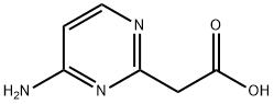 2-(4-aminopyrimidin-2-yl)acetic acid Struktur