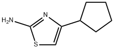 2-Amino-4-(cyclopentyl)thiazole Struktur