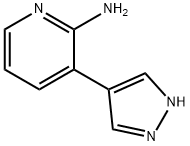 3-(1H-PYRAZOL-4-YL)PYRIDIN-2-AMINE Struktur