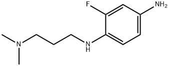 N1-[3-(Dimethylamino)propyl]-2-fluorobenzene-1,4-diamine Struktur