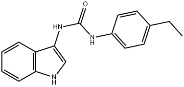 1-(4-ethylphenyl)-3-(1H-indol-3-yl)urea Struktur