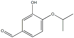 3-hydroxy-4-(propan-2-yloxy)benzaldehyde Struktur